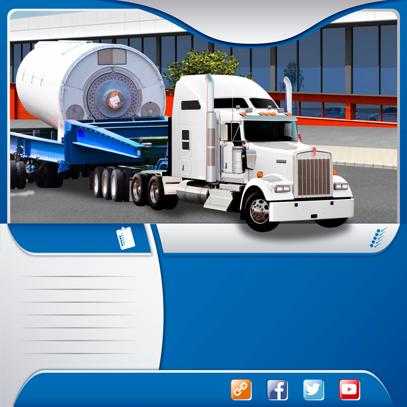  Autotransportes en camión especializado lowboy