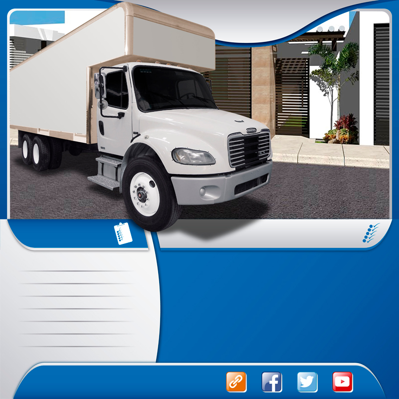  Autotransportes en camión torton mudancero